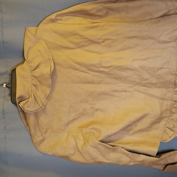 Anthropologie Mise En Scene By Ruffian WellWisher Asymmetrical Ruffle Blazer sz2 - Picture 7 of 15